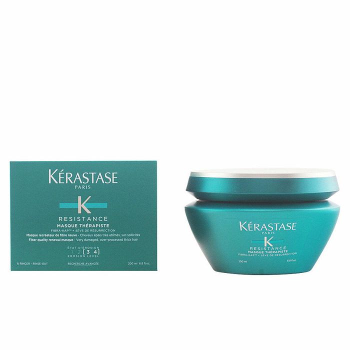 Kerastase Mascarilla Capilar Resistance Masque Thérapiste Reparadora y Fortalecedora para Cabello Grueso Muy Dañado 200 mL