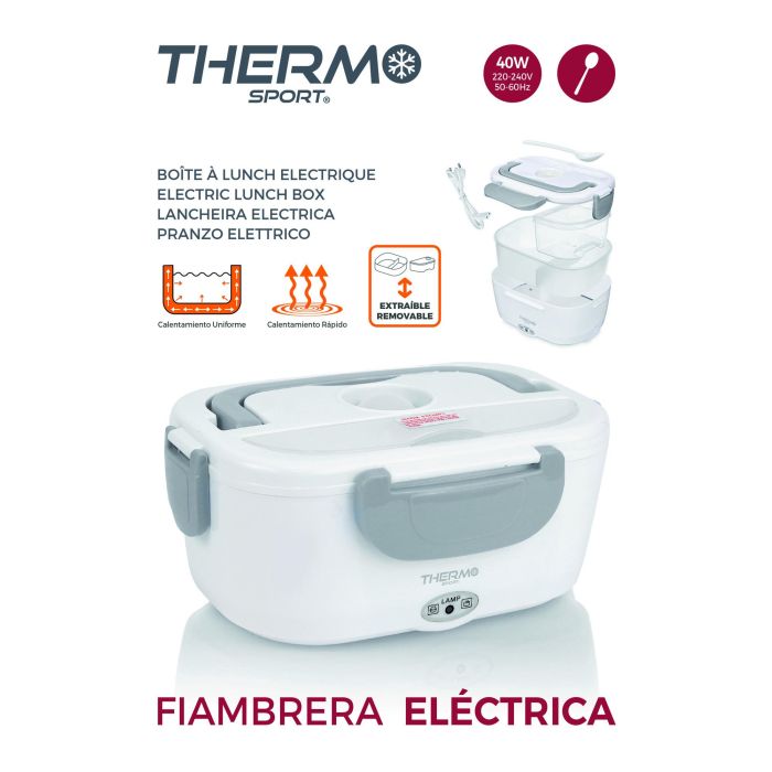 Fiambrera Electrica Extraible Thermosport (6 Unidades) 8 Fiambrera Electrica Extraible Thermosport (6 Unidades) 8