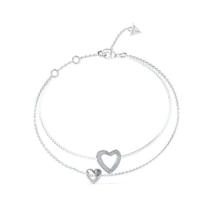 Pulsera Mujer Guess JUBB05027JWRHS Plateado Pulsera Mujer Guess JUBB05027JWRHS Plateado