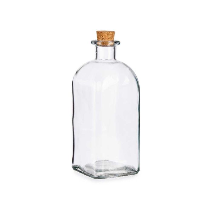Frasca Vidrio 1000Ml Tapon Corcho Vivalto 9X22CM (18 Unidades) 1 Frasca Vidrio 1000Ml Tapon Corcho Vivalto 9X22CM (18 Unidades) 1