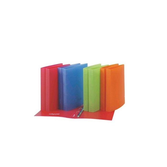 Carpeta De Anillas Pardo Studio Style Pp Fº 4 An.Mixtas 25Mm Rojo