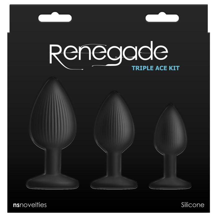 Plug Anal NS Novelties Renegade Negro (8,9 cm) 2