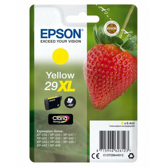 Cartucho Tinta Epson 29XL C1329944012 Amarillo 1 Cartucho Tinta Epson 29XL C1329944012 Amarillo 1