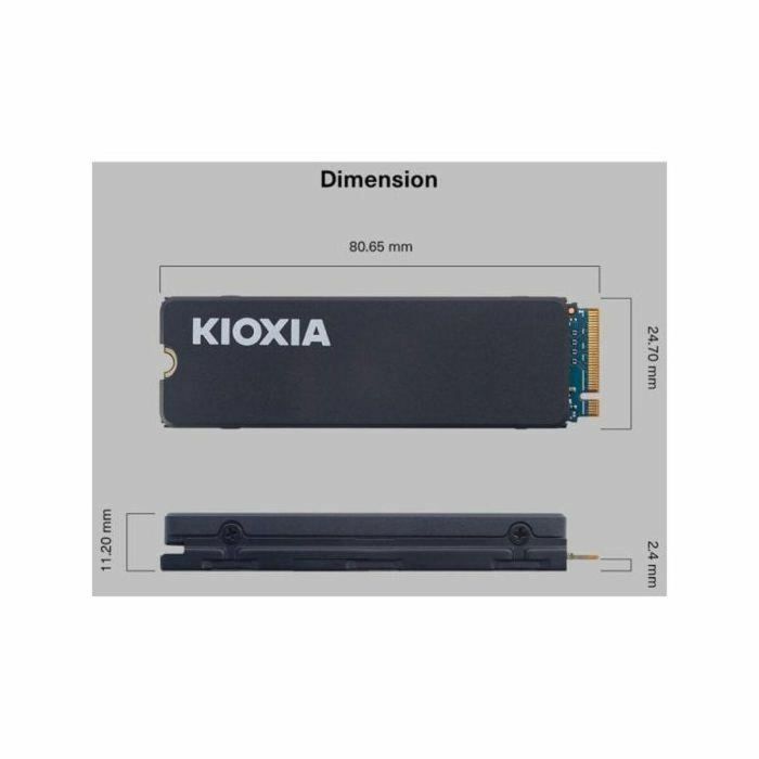 Kioxia AAAQF03933 - Disipador térmico EXCERIA NVMe - Unidad SSD M.2 1TB 1