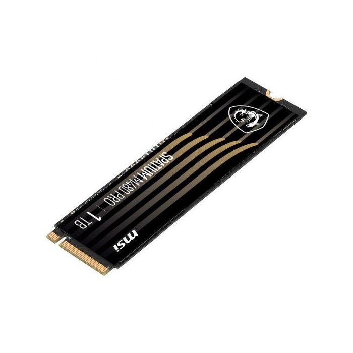 MSI SPATIUM M480 PRO PCIe 4.0 NVMe M.2 1TB SSD S78-440L1G0-P83 - 7400 MB/s Lectura, 6000 MB/s Escritura, para PC/Portátil 2