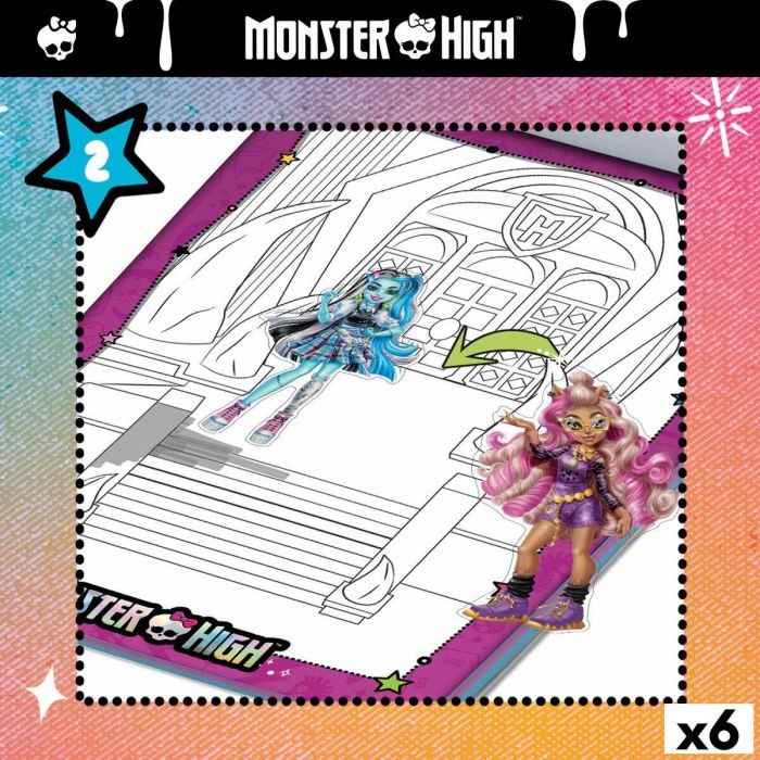 Set de Dibujo Monster High (6 Unidades) 13 Set de Dibujo Monster High (6 Unidades) 13