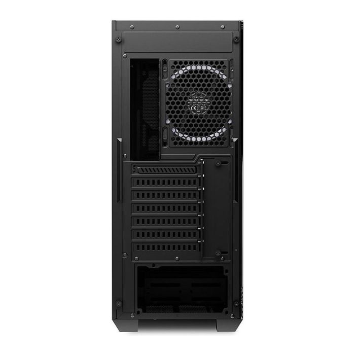 Sharkoon VS9 RGB Midi Tower Negro PC Caja con Ventana y RGB para ATX, micro ATX, Mini-ITX