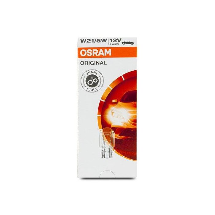 Osram 7515 W3x16Q Bombilla 12V 21/5W W21/5W W3x16q Luz de Posición y Señal, Paquete de 10 Unidades 3