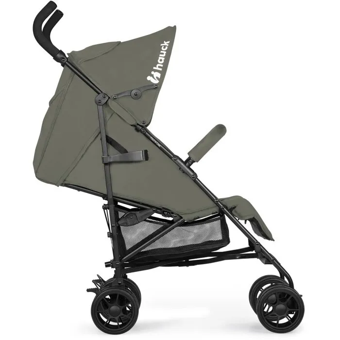 Hauck Cochecito plegable 4 ruedas Verde oliva AABYJ60793