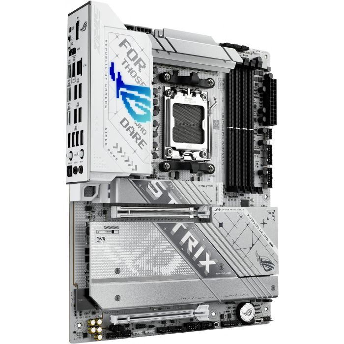 ASUS ROG STRIX X870-A GAMING WiFi Placa Base AM5 DDR5 Wi-Fi 7 ATX para AMD con 192GB RAM y M.2 NVMe 5 ASUS ROG STRIX X870-A GAMING WiFi Placa Base AM5 DDR5 Wi-Fi 7 ATX para AMD con 192GB RAM y M.2 NVMe 5