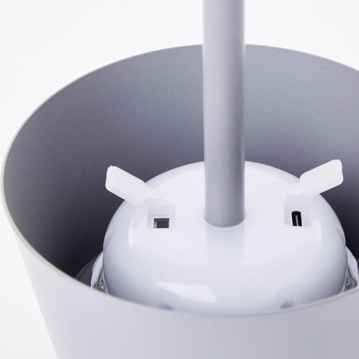 Brilliant BRI4004353437724 Lámpara de mesa para exterior PICCO LED Solar 5W, de metal y plástico, gris esmerilado 5 Brilliant BRI4004353437724 Lámpara de mesa para exterior PICCO LED Solar 5W, de metal y plástico, gris esmerilado 5