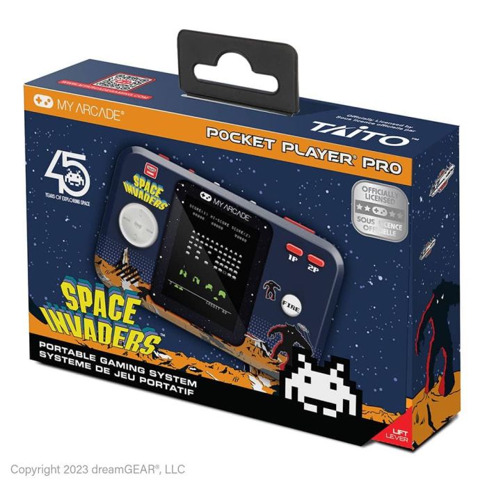 My Arcade Pocket Player Consola Retro Portátil Space Invaders Pantalla 2.75" Color Alta Resolución Altavoz Integrado Licencia Oficial 3 My Arcade Pocket Player Consola Retro Portátil Space Invaders Pantalla 2.75" Color Alta Resolución Altavoz Integrado Licencia Oficial 3