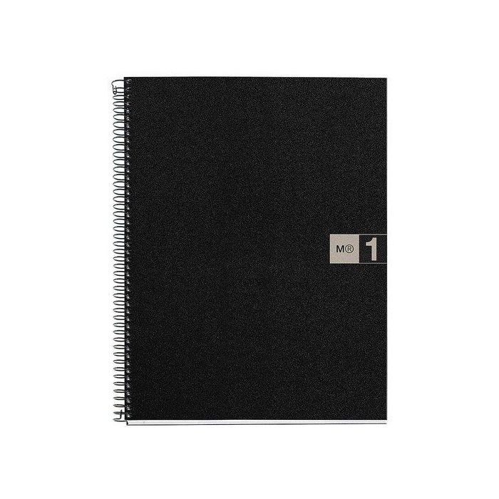 Bloc Miquelrius The Original Notebook 1 Micro.Tapa Pp A4 80H 70G Cuadric.5X5 Gris (Set de 5)