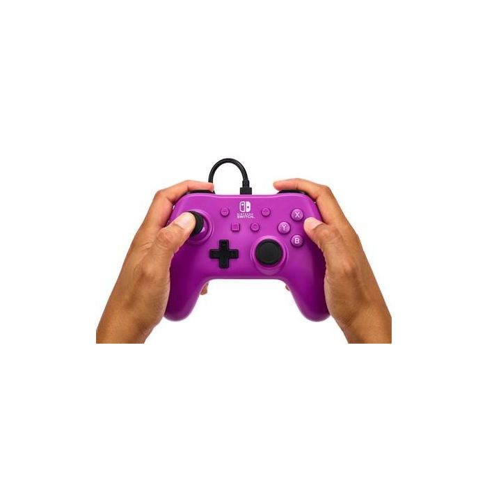 Mando Con Cable Nintendo Switch Grape Morado POWER A NSGP0143-01 6