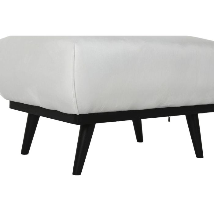 DKD Home Decor Descalzadora Asiento Banco Blanco y Negro de Poliéster Desmontable, 70x50x42 cm, con Altura de Asiento 42 cm 2 DKD Home Decor Descalzadora Asiento Banco Blanco y Negro de Poliéster Desmontable, 70x50x42 cm, con Altura de Asiento 42 cm 2