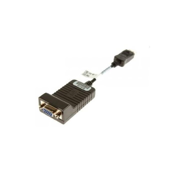 HP HP DisplayPort (DP) to VGA adapter - 20cm (8in) long, 85Hz maximum vertical refresh rate, 162MHz RAMDAC display support, 1600x1200 maximum display resolution - Latching DisplayPort connector for a secure connection HP HP DisplayPort (DP) to VGA adapter - 20cm (8in) long, 85Hz maximum vertical refresh rate, 162MHz RAMDAC display support, 1600x1200 maximum display resolution - Latching DisplayPort connector for a secure connection