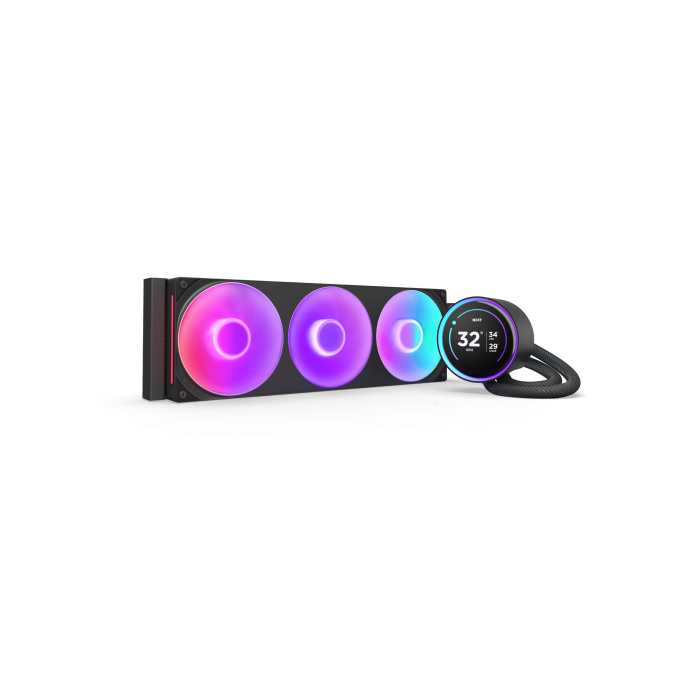 NZXT Kraken Elite 360 RGB Procesador Sistema de refrigeración líquida todo en uno 12 cm Negro 1 pieza(s) NZXT Kraken Elite 360 RGB Procesador Sistema de refrigeración líquida todo en uno 12 cm Negro 1 pieza(s)