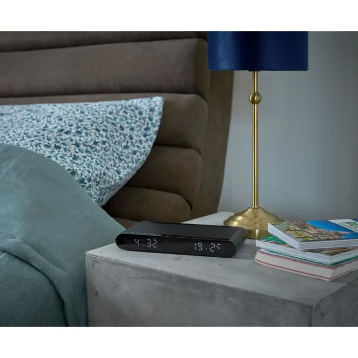 Thomson THO1721993395360 Estación de Carga para Despertador - Negro - Inducción 15W, Puerto USB-C, Fuente de Alimentación 230V 4