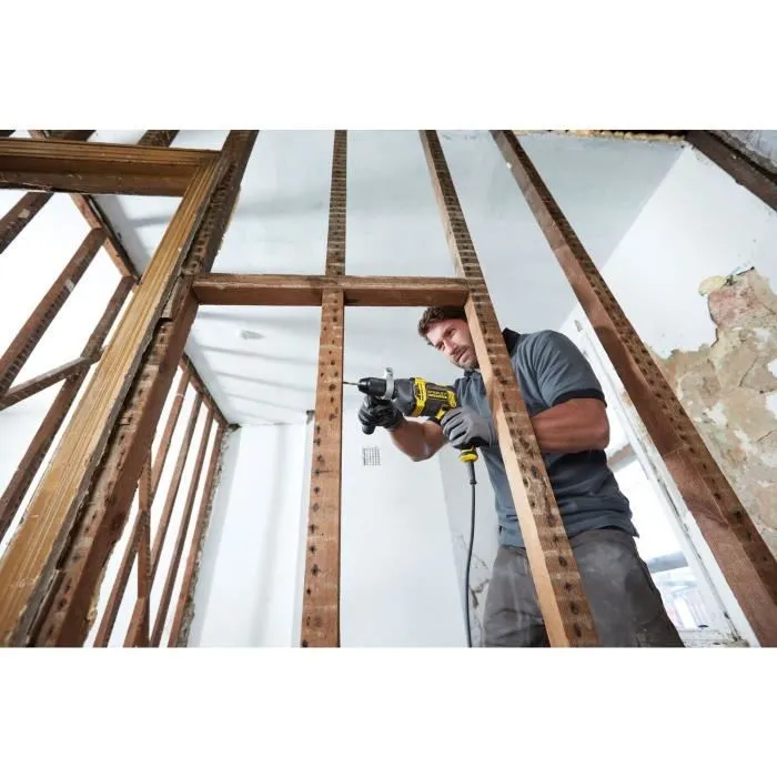 Stanley Fatmax Taladro de impacto FMEH850K-QS 850W 13mm 2 velocidades 5