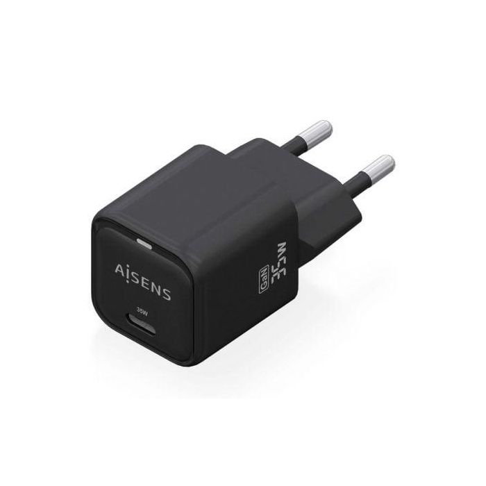 Cargador de Pared Aisens ASCH-35W1P023-BK Negro 35 W (1 unidad) 1 Cargador de Pared Aisens ASCH-35W1P023-BK Negro 35 W (1 unidad) 1