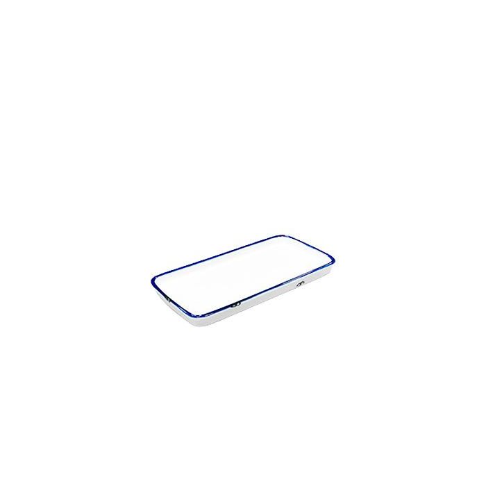 SUMMA Alacena Azul Rabanera Rectangular 18x9 cm - Colección Alacena Azul, Porcelana Marfil y Azul (8 Unidades) SUMMA Alacena Azul Rabanera Rectangular 18x9 cm - Colección Alacena Azul, Porcelana Marfil y Azul (8 Unidades)