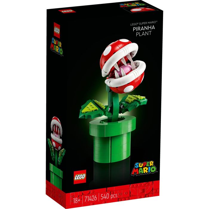 LEGO 71426 Super Mario Planta Piraña: Figura Articulada con Tubo y 2 Piezas, Modelo para Adultos 8 LEGO 71426 Super Mario Planta Piraña: Figura Articulada con Tubo y 2 Piezas, Modelo para Adultos 8