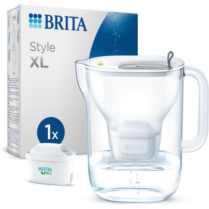 Brita BRI4006387126162 Jarra Filtradora Estilo XL Gris 3.6L + 1 Filtro Maxtra Pro All-in-1 Brita BRI4006387126162 Jarra Filtradora Estilo XL Gris 3.6L + 1 Filtro Maxtra Pro All-in-1