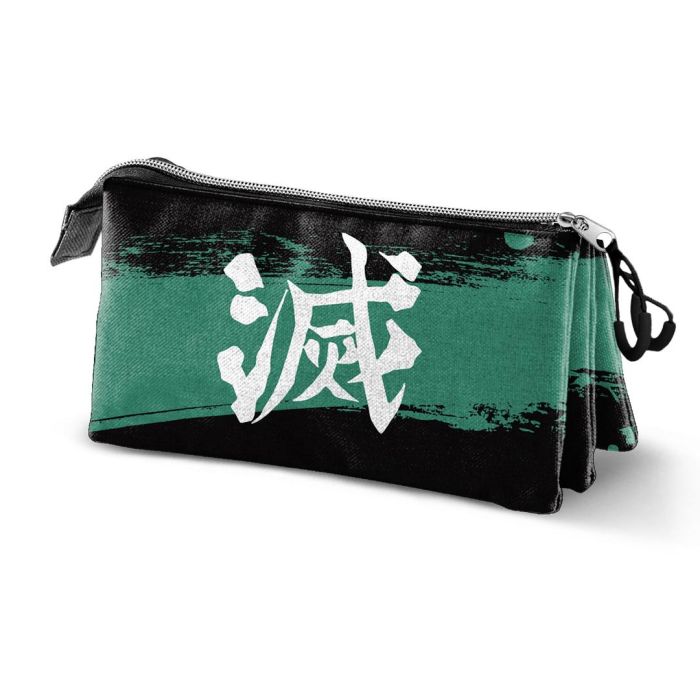 Estuche Portatodo Triple Sutoriku Demon Slayer Multicolor