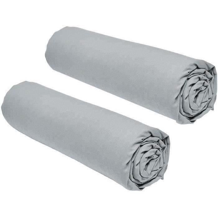 Today TOD3574641214647 - Juego de 2 Sábanas Esenciales para Cama 100% Algodón Puro - 160x200 cm - Color Acero 0 Today TOD3574641214647 - Juego de 2 Sábanas Esenciales para Cama 100% Algodón Puro - 160x200 cm - Color Acero 0