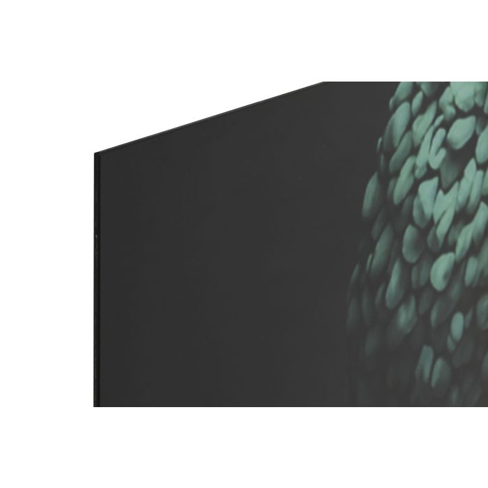 DKD Home Decor Cuadro Moderno 0.4 x 120 x 120 cm Turquesa Negro Cristal Templado 1