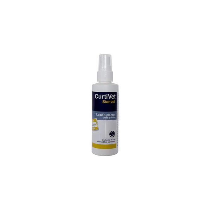 Stangest Curtivet Spray 125 mL - Loción Plantar para Almohadillas con Glicerina y Aloe Vera Stangest Curtivet Spray 125 mL - Loción Plantar para Almohadillas con Glicerina y Aloe Vera