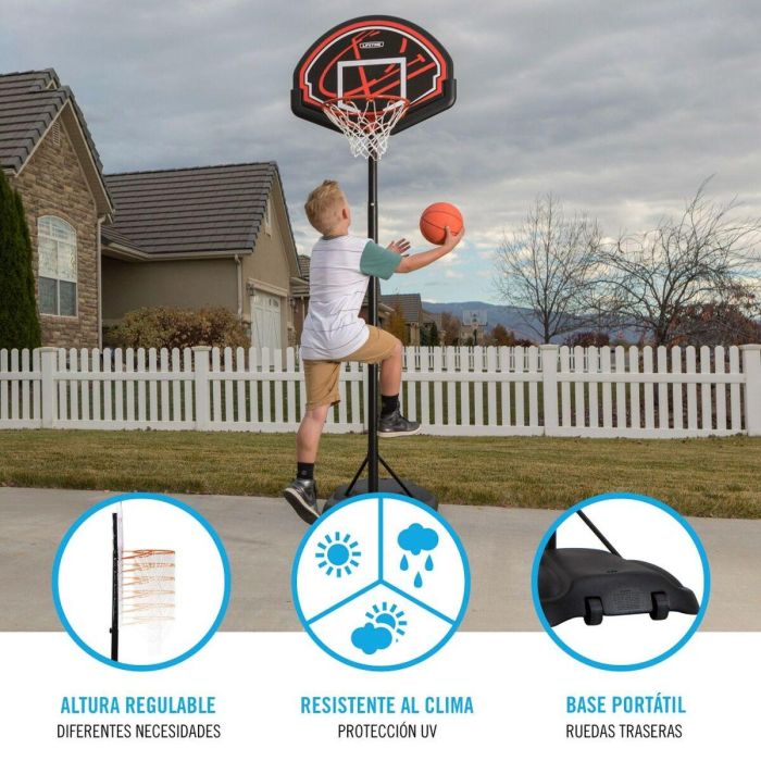 Canasta de Baloncesto Lifetime 81 x 229 x 83 cm 4