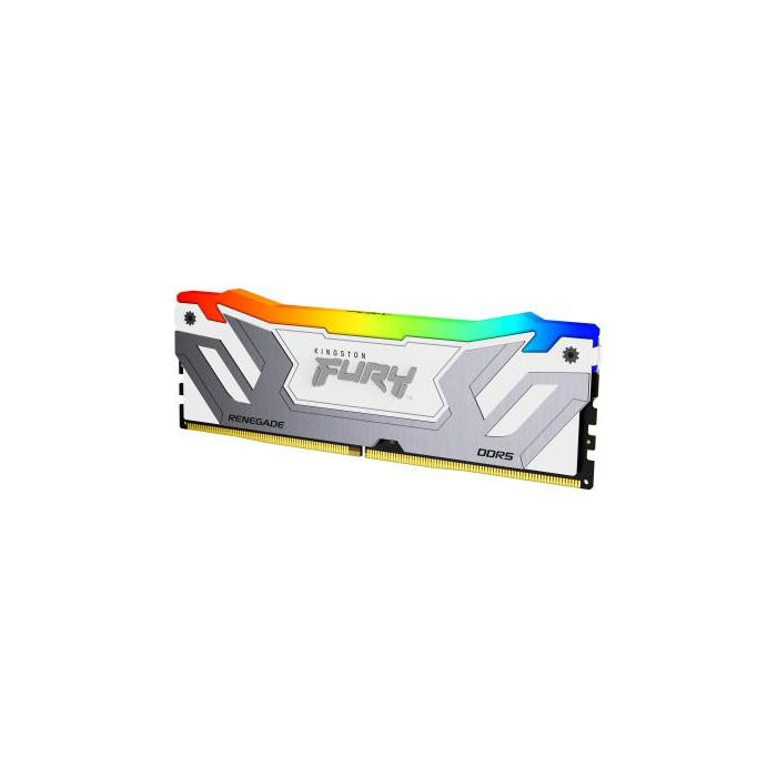 Kingston KF584CU40RWAK2-48 Memoria RAM 48GB (2x24GB) DDR5 8400MT/s CL40 Fury Renegade RGB White XMP para PC