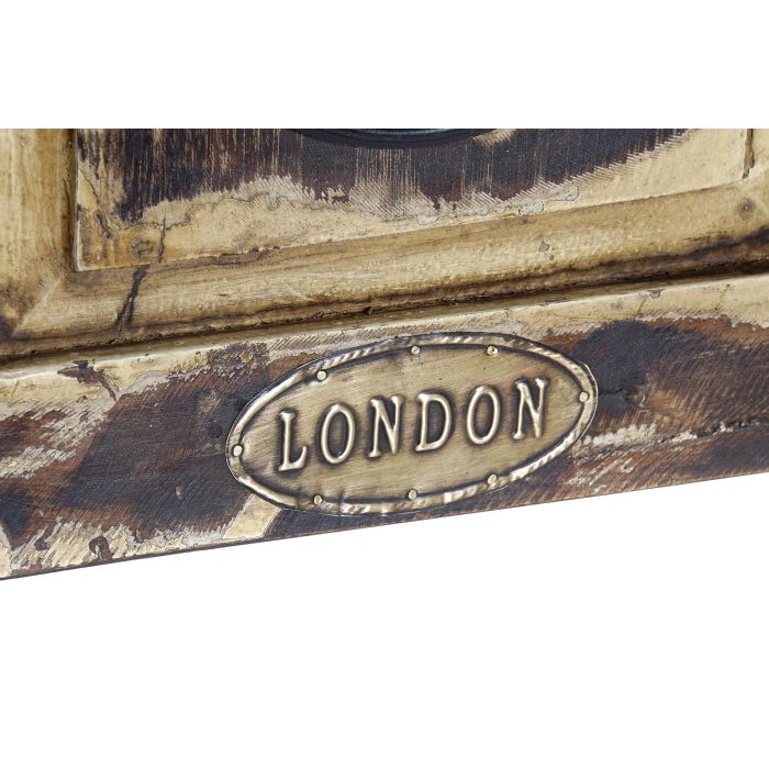 Reloj Pared Cottage DKD Home Decor Beige 15 x 37 x 81 cm 2 Reloj Pared Cottage DKD Home Decor Beige 15 x 37 x 81 cm 2