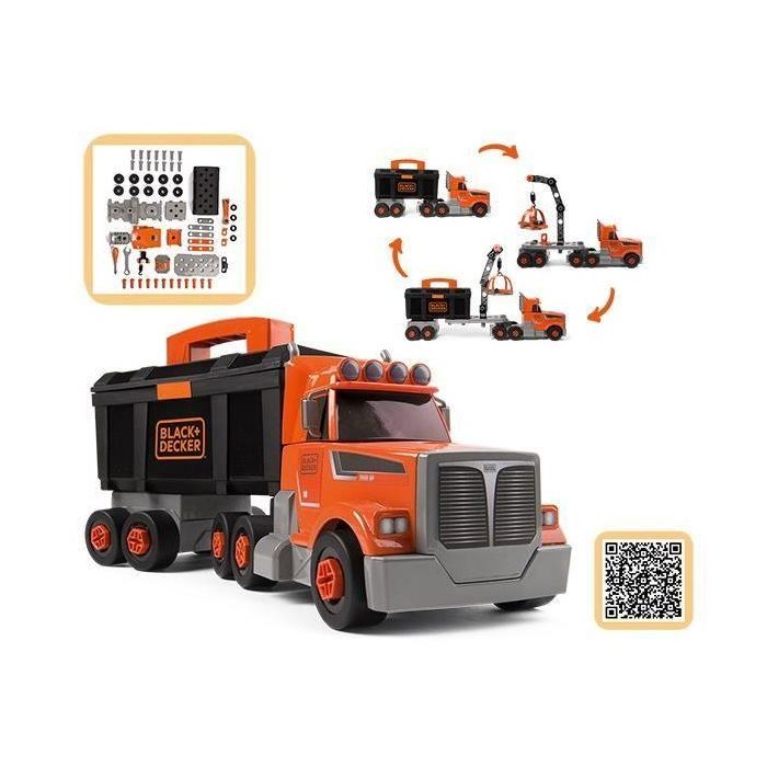 Smoby SMO360912 Camión de Bricolaje Black+Decker para Niños Smoby SMO360912 Camión de Bricolaje Black+Decker para Niños