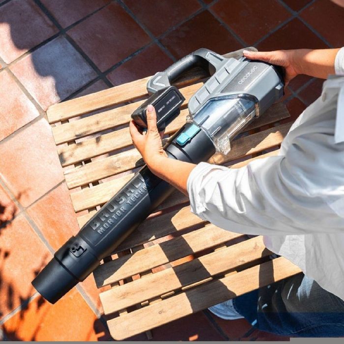 Cecotec Soplador AirForce 4000 Bazooka Turbo 600W 21V Brushless batería turbo gris 8