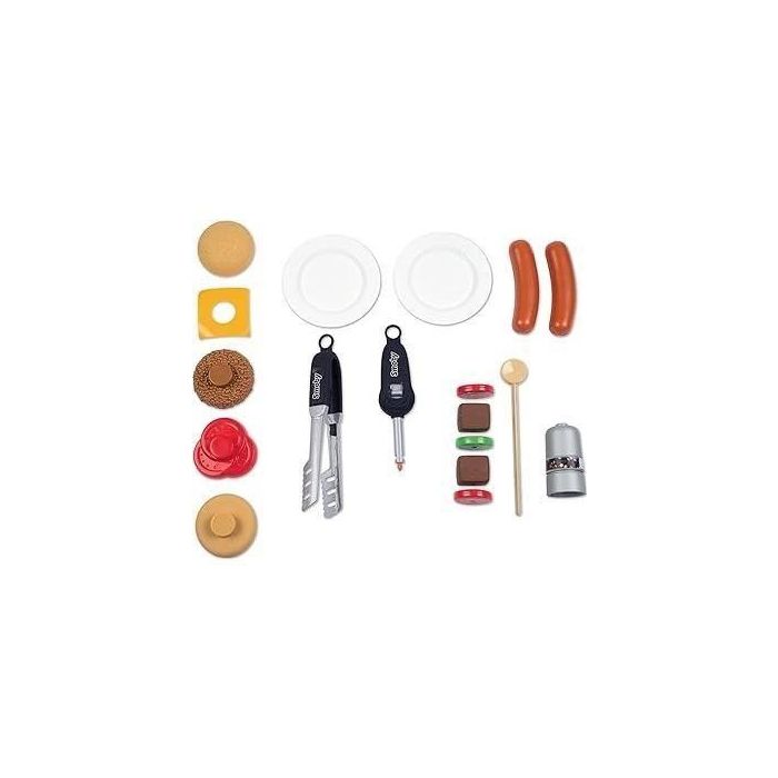 Smoby Parrilla de Barbacoa Juguete con 2 Caras y Sonidos para Niños 2