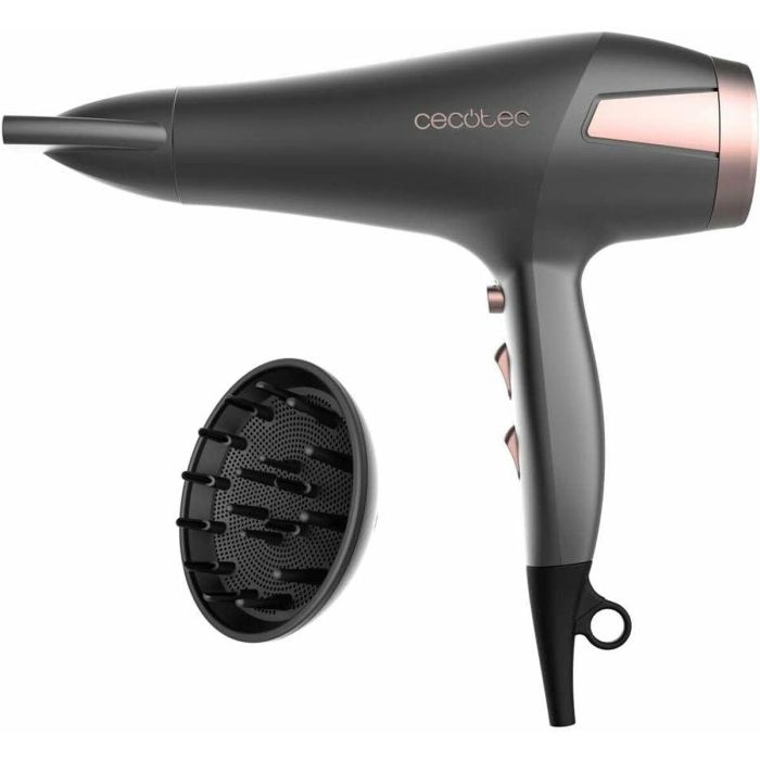 Secador de Pelo Cecotec BAMBA IONICARE ROCKSTAR NANO IONTECH Negro 1600 W Secador de Pelo Cecotec BAMBA IONICARE ROCKSTAR NANO IONTECH Negro 1600 W