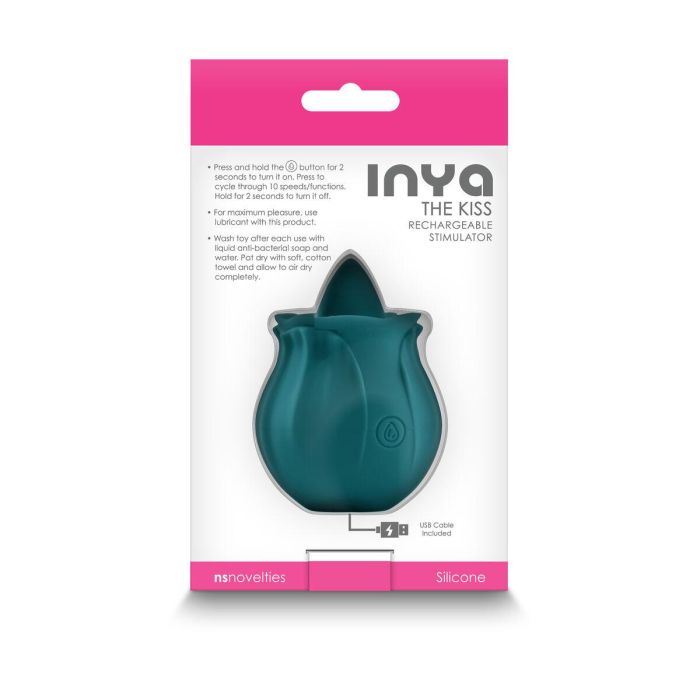 Masajeador NS Novelties Inya Verde 4 Masajeador NS Novelties Inya Verde 4