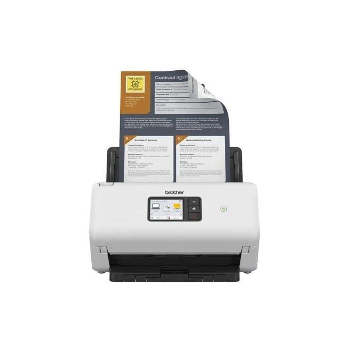 Brother ADS4500WRE1 Escáner Documental ADS-4500W Sobremesa 70 ppm Doble cara ADF 60 Hojas WiFi LAN USB 3.0 Escaneo Directo a Red Pantalla Táctil Brother ADS4500WRE1 Escáner Documental ADS-4500W Sobremesa 70 ppm Doble cara ADF 60 Hojas WiFi LAN USB 3.0 Escaneo Directo a Red Pantalla Táctil