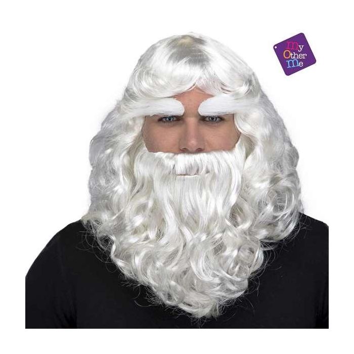 Peluca papá noel con barba y cejas 202 g 4 Peluca papá noel con barba y cejas 202 g 4