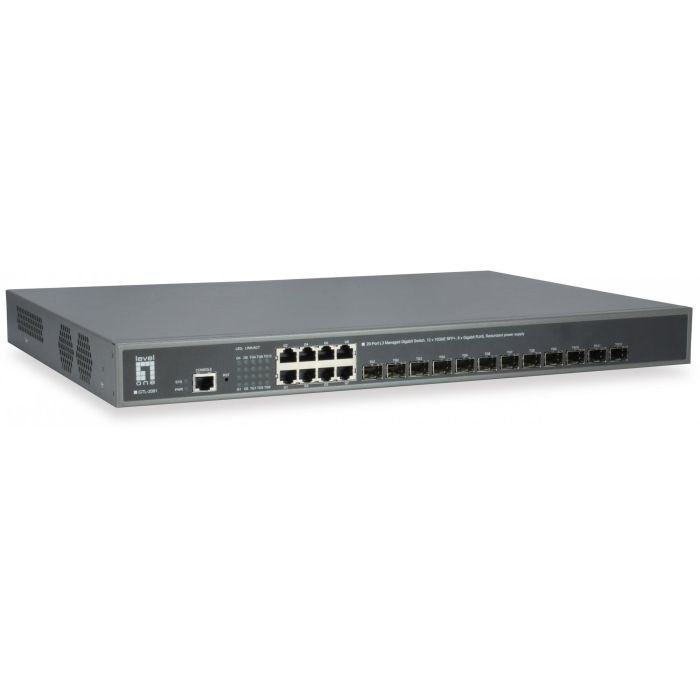 Switch 8x GE GTL-2091 12x10GSFP+19" 6