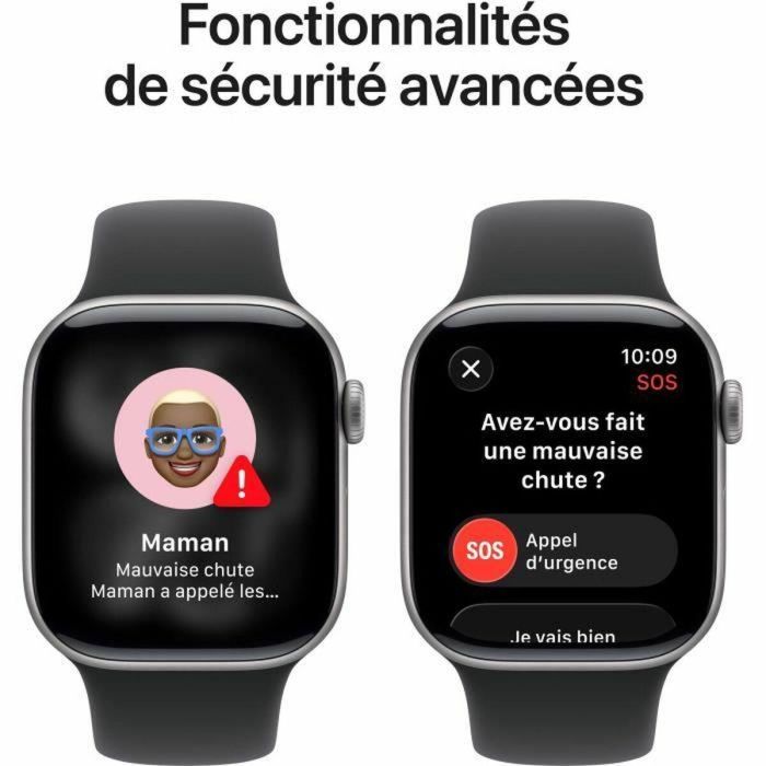 Apple Watch S11 Cellular 42mm Aluminium Space Grau con Sportarmband schwarz S/M 1