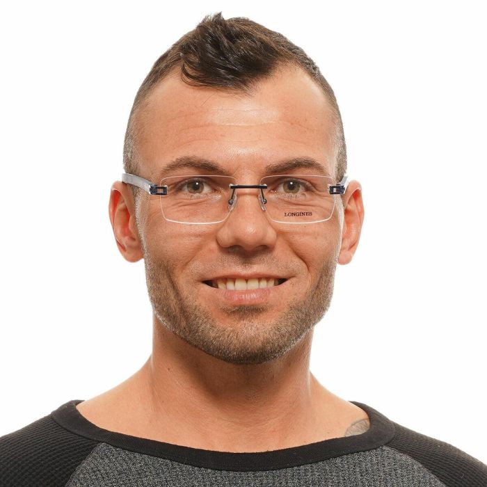 Montura de Gafas Hombre Longines LG5006H55090 Azul Ø 55 mm 1