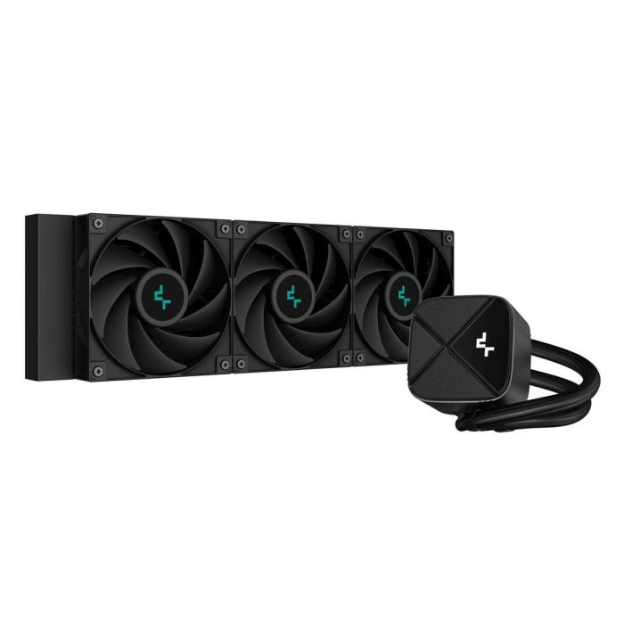 Deepcool LS720S Zero Dark Sistema de Refrigeración Líquida AIO para CPU, 3 ventiladores 120mm, Negro 0 Deepcool LS720S Zero Dark Sistema de Refrigeración Líquida AIO para CPU, 3 ventiladores 120mm, Negro 0