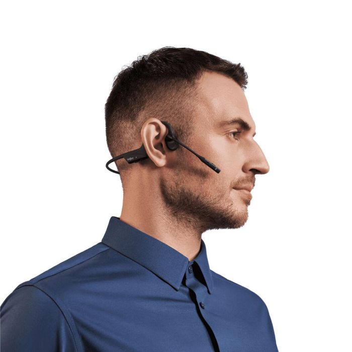 Shokz OpenComm2 UC Auriculares Bluetooth Inalámbricos Conducción Ósea Con USB-A Para Oficina y Centro de Llamadas Conexión Inalámbrica y USB-A Duración 16h 1