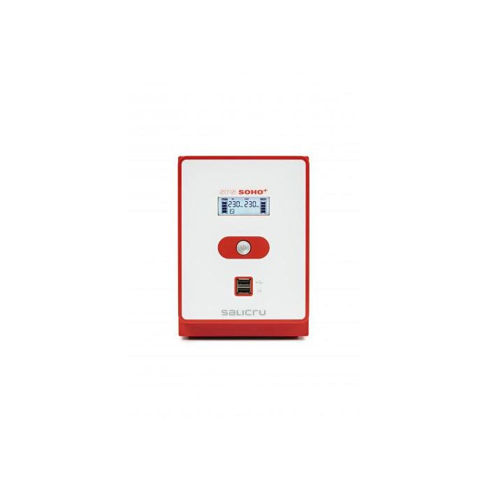 Salicru 647CA000010 UPS SPS SOHO+ Línea Interactiva 1,2 kVA 720W, 5 Salidas AC, USB y AVR 1 Salicru 647CA000010 UPS SPS SOHO+ Línea Interactiva 1,2 kVA 720W, 5 Salidas AC, USB y AVR 1