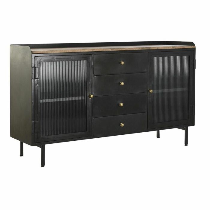 Buffet DKD Home Decor Natural Negro 40 x 85 x 145 cm