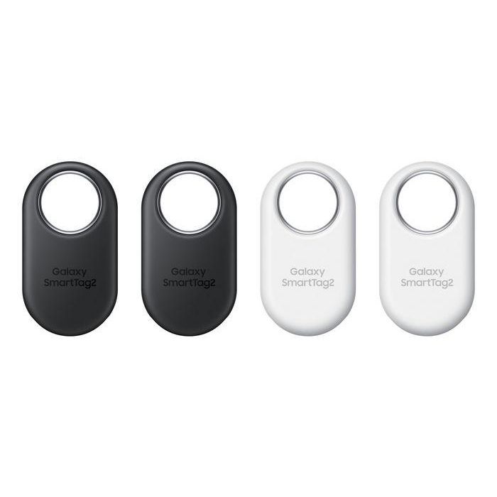 Samsung SmartTag 2 EI-T5600 (4er Pack) - 2x Negro + 2x Blanco | Buscador Bluetooth 5.3 IP67 con NFC para Elementos 0 Samsung SmartTag 2 EI-T5600 (4er Pack) - 2x Negro + 2x Blanco | Buscador Bluetooth 5.3 IP67 con NFC para Elementos 0