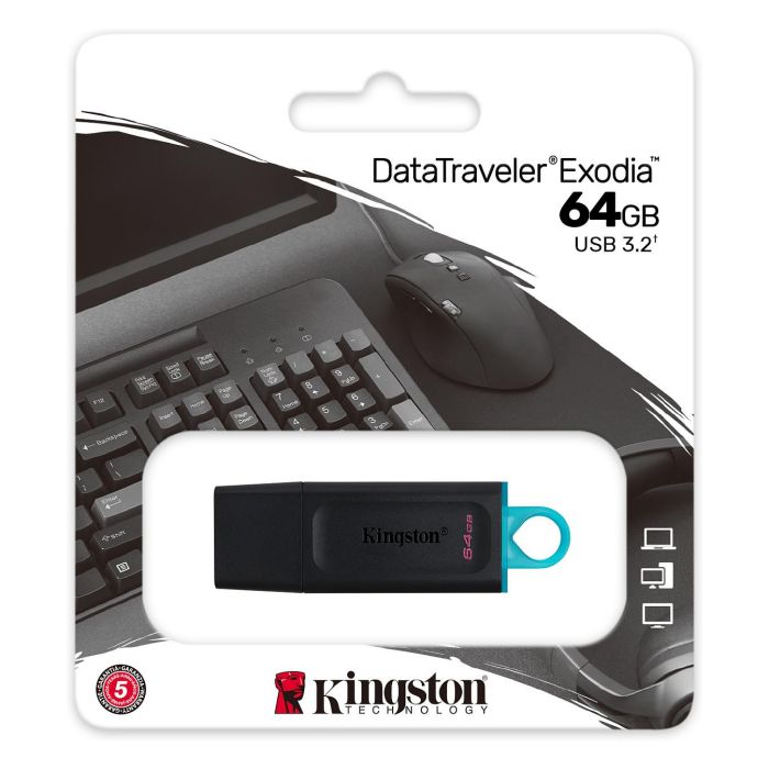 Kingston DataTraveler Exodia USB 3.2 Gen 1 64GB 5